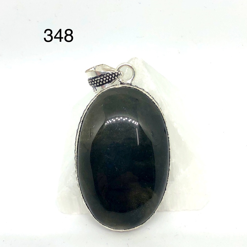 Black Obsidian Pendant